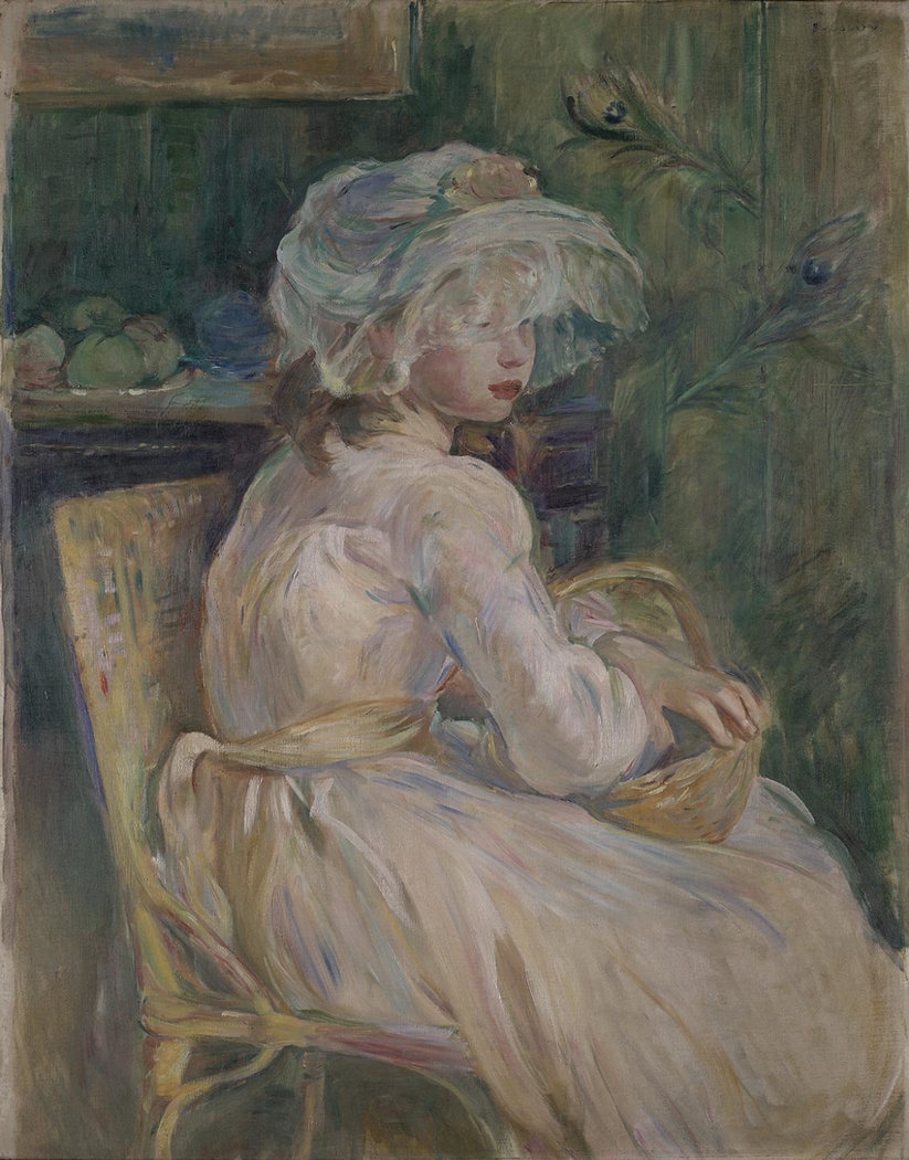 Young Girl with Basket