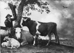 1854 copy after Paulus Potter's "The Bull" by Coenraad Willem Koch