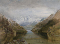 A Lake Scene by John Gully