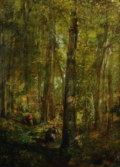 A Wood Scene by Narcisse Virgilio Díaz
