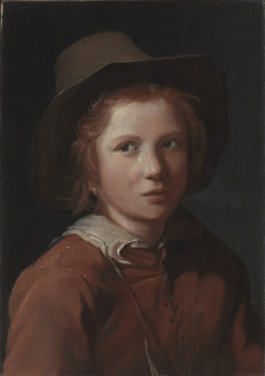 A young boy with a hat