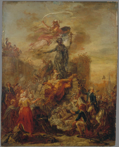 Allégorie de la Liberté sur les ruines de la Bastille by Ecole française