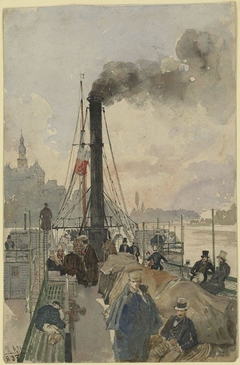 An Bord des Donaudampfers Maria Anna