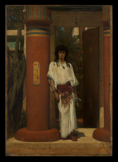 An Egyptian in a Doorway by Lawrence Alma-Tadema