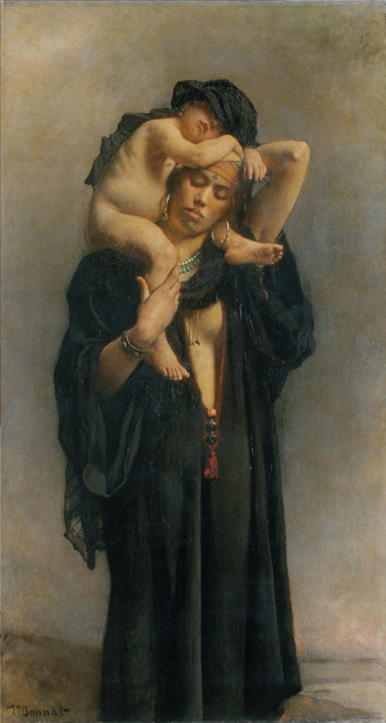 An Egyptian Peasant Woman and Her Child