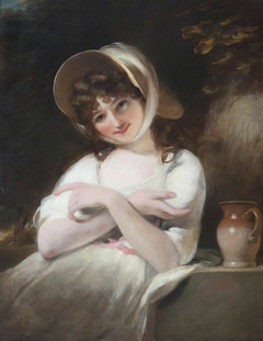 An Unknown Girl in a White Dress by Anonymous