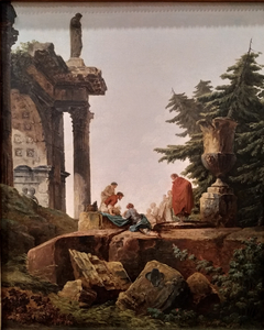 Arch of Triumph in Ruins by Hubert Robert