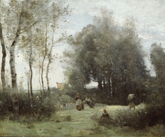 Arleux-Palluel, The Bridge of Trysts by Jean-Baptiste-Camille Corot