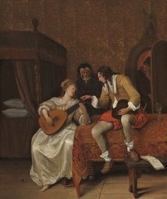 Ascagnes and Lucelle (The Music Lesson) by Jan Steen
