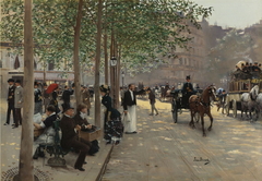 Avenue Parisienne by Jean Béraud