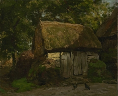 Barn in Drenthe by Julius van de Sande Bakhuyzen