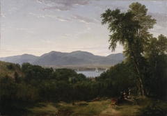 Beacon Hills on the Hudson River, Opposite Newburgh—Painted on the Spot by Asher Brown Durand