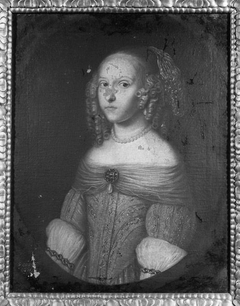 Bildnis der Sophie Eleonore von Hessen-Darmstadt, Tochter des Landgrafen Georg II., Landgräfin von Hessen-Homburg (1634-1663) (?) by Salomon Duarte