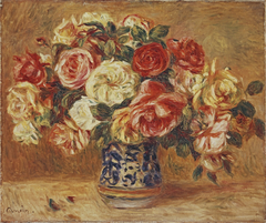 Bouquet de roses by Auguste Renoir