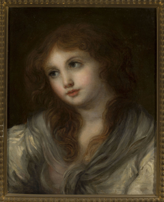 Bust of a girl by Jean-Baptiste Greuze