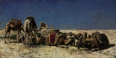 Camels Beside a Cistern