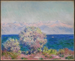 Cap d'Antibes, Mistral by Claude Monet