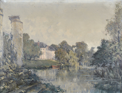 Castle in a Landscape by Georges William Thornley