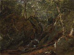 Catskill Waterfall by John Frederick Kensett