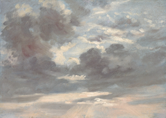 Cloud Study: Stormy Sunset by John Constable