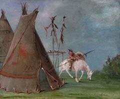 Comanche Lodge of Buffalo Skins by George Catlin