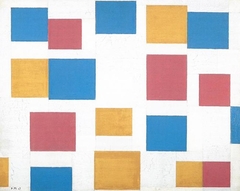 Composition with color planes 4 by Piet Mondrian