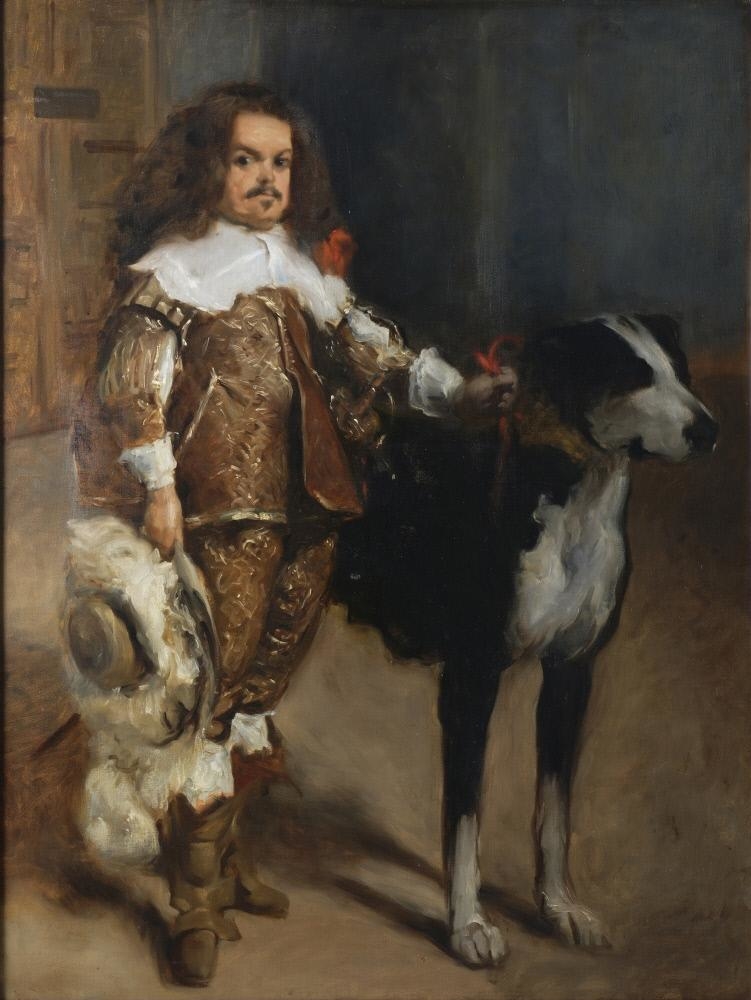 Copy after the so-called Don Antonio, “El Inglés” (Dwarf with a Dog) thought to be by Velázquez