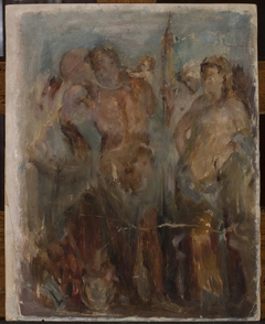 Copy of a Pompeii fresco in Naples