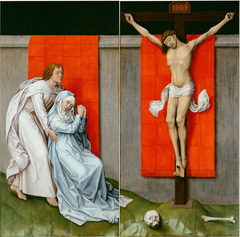Crucifixion Diptych by Rogier van der Weyden