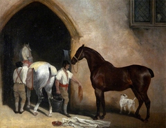 Curricle Horses by Richard Barrett Davis