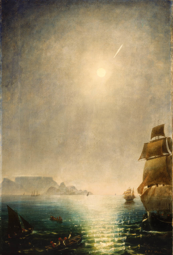 Daylight View over Table Bay Showing the Great Comet of 1843