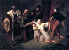 Death of Inessa de Castro by Karl Bryullov