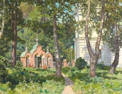Demyanovo. At the churchyard by Apollinary Vasnetsov