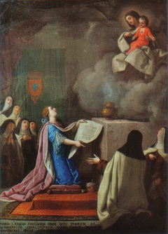 Donation of the Basílica da Estrela to Our Lady by D. Maria I by Joaquim Manuel da Rocha