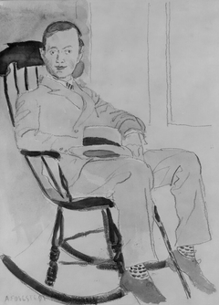 Einar Jolin (1890-1976), konstnär, tecknare, gift med 1. Britt von Zweigberk, 2. Joan Clorinda Campbell Kissack, 3. sångerskan Tatiana Scheremetiew- Angelini Arvid Fougstedt (1888-1949) by Arvid Fougstedt