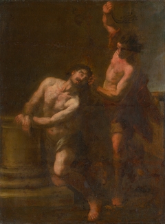 Flagellation of Christ by Taliansky maliar okolo roku 1700