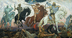 Four Horsemen of the Apocalypse by Viktor Mikhailovich Vasnetsov