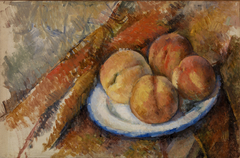 Four Peaches on a Plate (Quatre pêches sur une assiette)