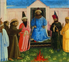 Francis of Assisi before the Sultan Al-Kamil Muhammad al-Malik by Fra Angelico