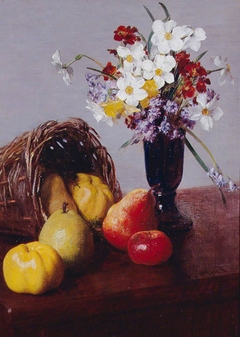 Fruit and Flowers by Henri Fantin-Latour