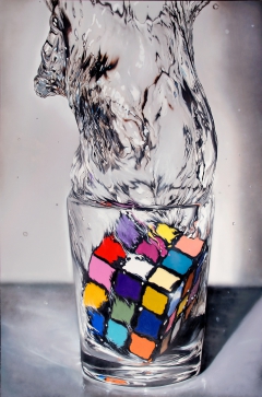 Giant Rubik Splash by Victor Rodriguez