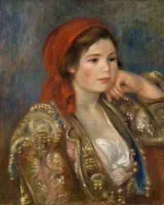 Girl in a Spanish Jacket by Auguste Renoir