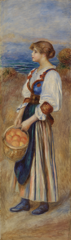 Girl with Basket of Oranges (Marchande d'oranges)