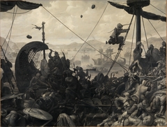 Harold the Fairhaired in the Battle at Hafrsfjord by Ole Peter Hansen Balling