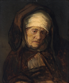 Head of an Aged Woman by Rembrandt