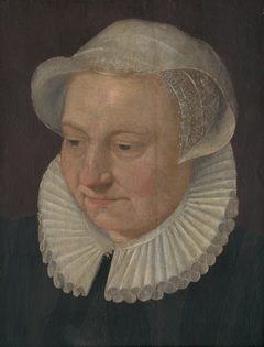 Head of an Old Woman in a Bonnet