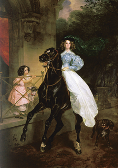 Horsewoman by Karl Bryullov