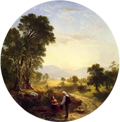 Hudson River Scene by Asher Brown Durand