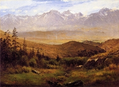 In the Foothills of the Mountains by Albert Bierstadt