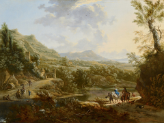Italian Landscape by Frederik de Moucheron